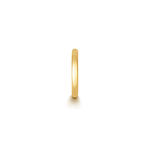 18ct gold cartilage hoop 10mm piercing clicker