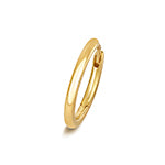 12mm yellow gold cartilage hoop clicker earring