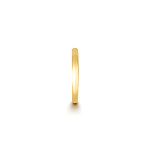 18ct gold cartilage hoop 12mm solid clicker