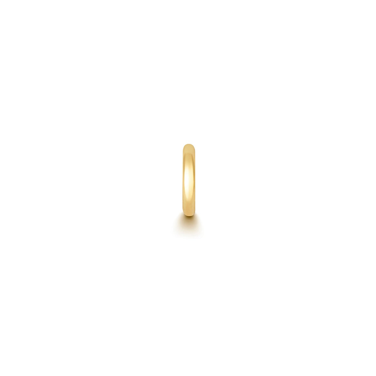 18ct yellow gold hoop clicker cartilage