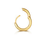 18ct gold hoop clicker earring 10mm