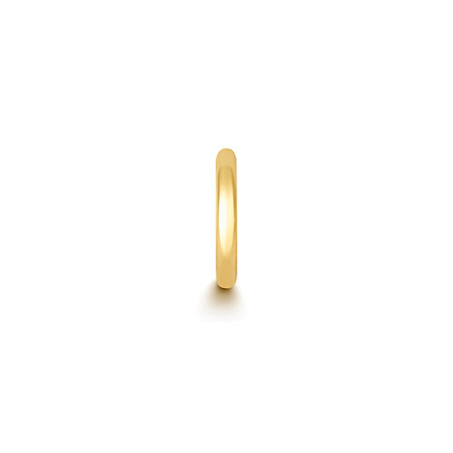Small gold cartilage hoop clicker
