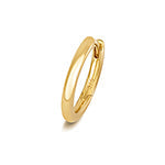 Yellow gold 12mm cartilage hoop earring