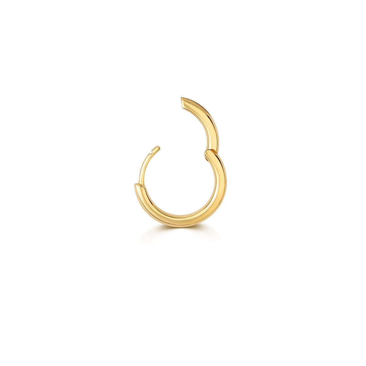 18ct gold clicker hoop cartilage 12mm