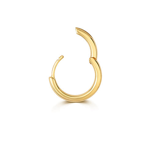 cartilage gold hoop 12mm clicker design