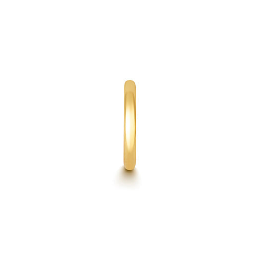 12mm yellow gold small cartilage hoop