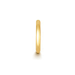 18ct yellow gold hoop cartilage clicker