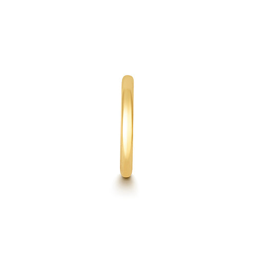 18ct yellow gold hoop clicker cartilage earring
