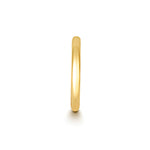 14mm gold clicker hoop earring