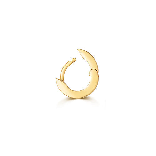 Gold cartilage hoop clicker 6mm square tube