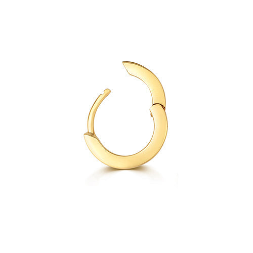 18ct yellow gold cartilage hoop 