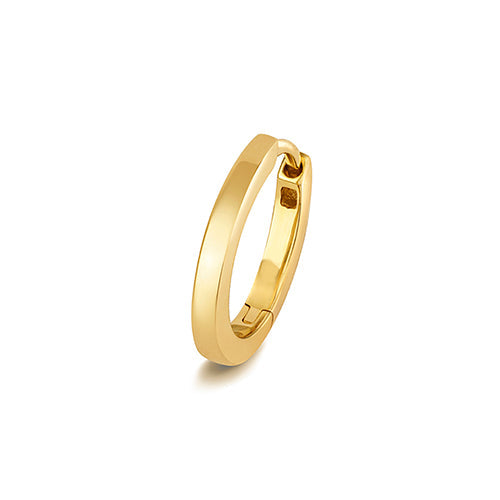 Stylish 18ct yellow gold cartilage hoop