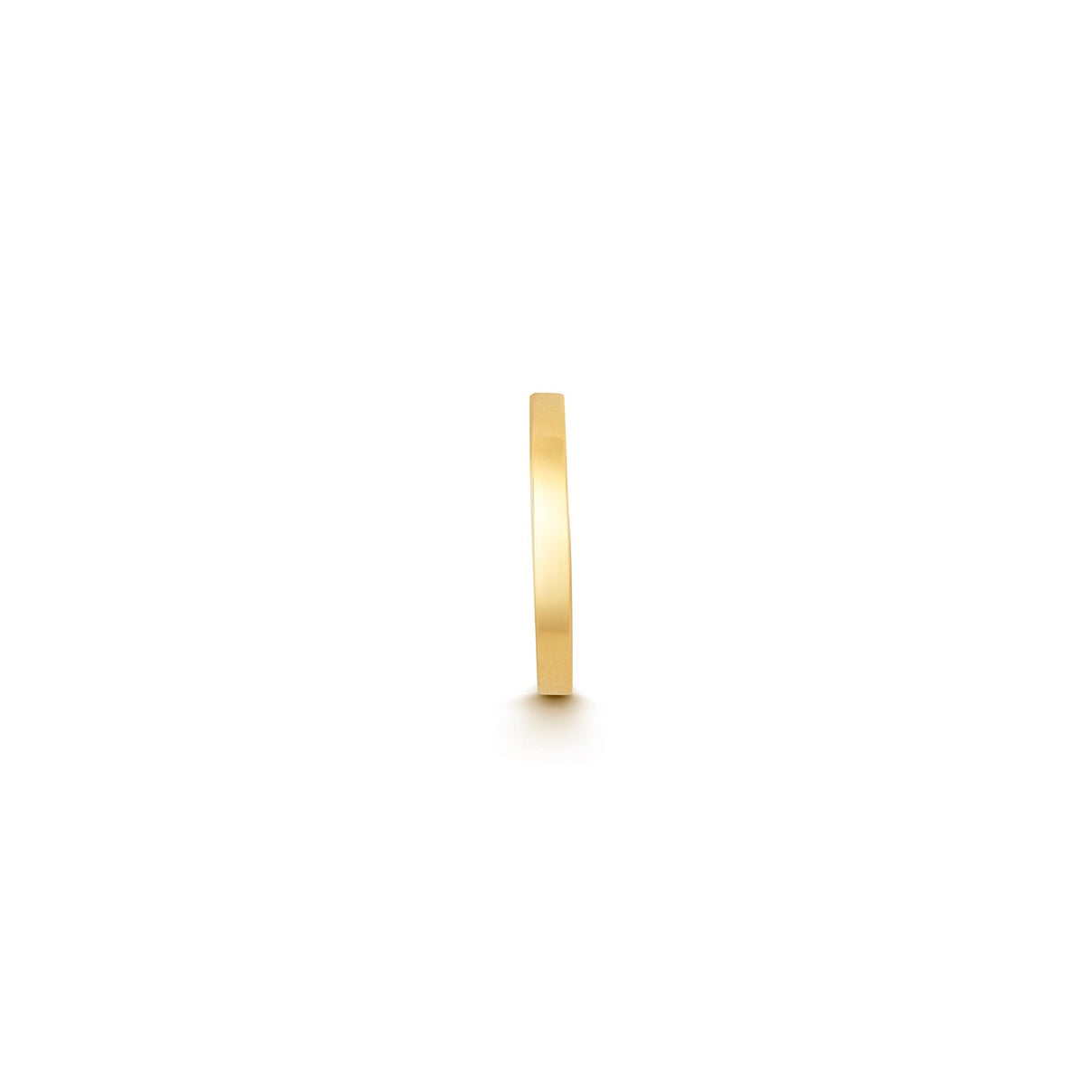 Stylish 18ct gold hoop clicker