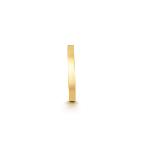 Elegant gold cartilage hoop clicker