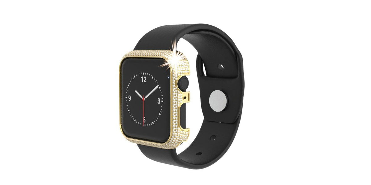 Silver Gold vermeil diamond smart watch case