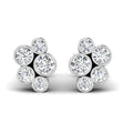 18ct white gold diamond earrings, bubble earrings, 1ct diamond, luxury jewelry, formal earrings, high-quality craftsmanship, affordable prices