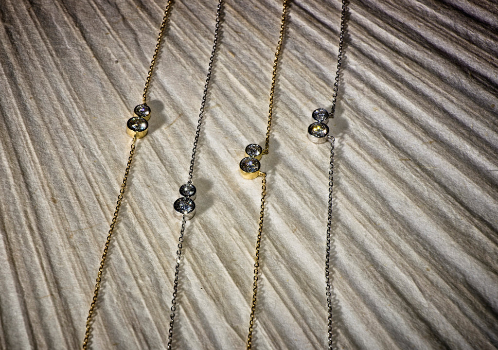 Two diamonds pendant 