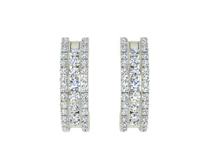 white gold diamond hoop earrings, 18ct diamond earrings, luxury diamond earrings, high-quality diamond jewellery, elegant diamond hoop earrings, classic diamond earrings, sparkling diamond jewellery