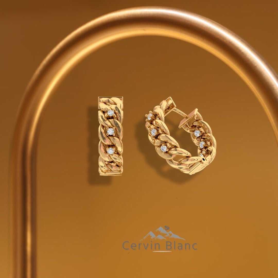Front to back earrings 