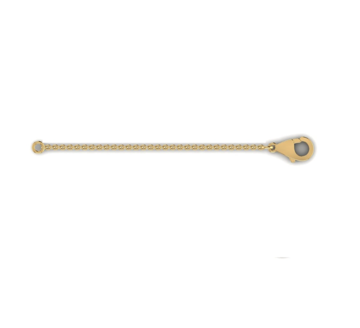 18ct Yellow Gold chain extender 2 inches
