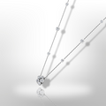 18ct white gold necklace, diamond bubble necklace, 1.25ct diamonds, luxury jewelry, statement necklace, elegant necklace, high-quality necklace, versatile necklace, special occasion necklace, jewelry gift