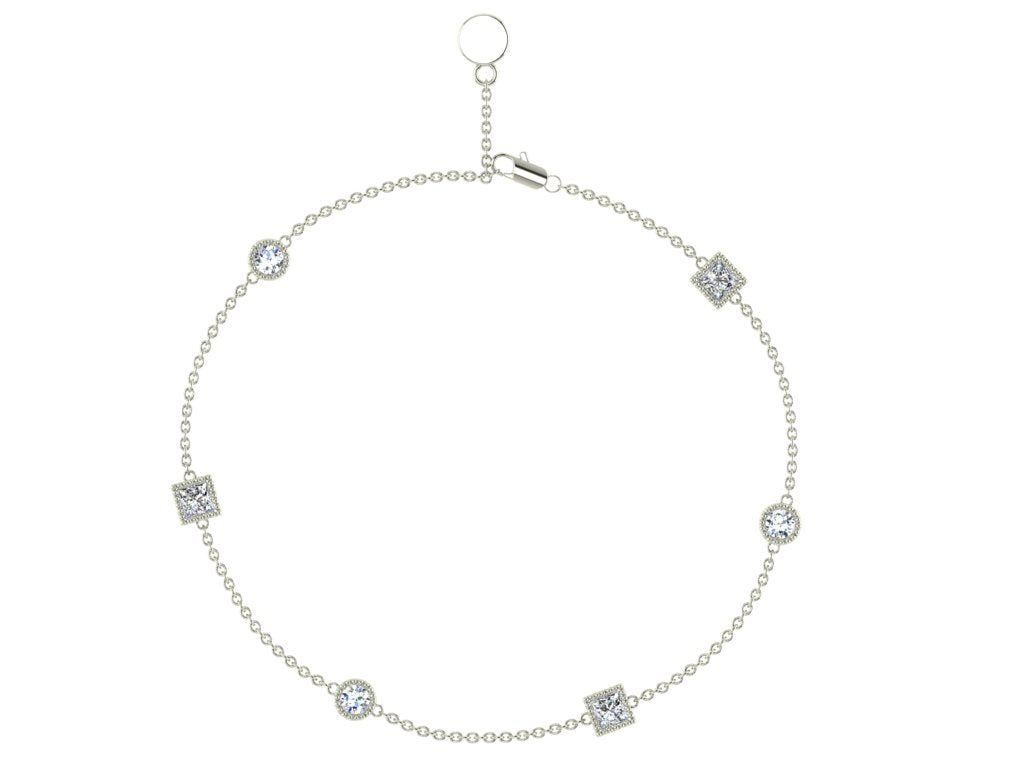 white gold bracelet, diamond bracelet, luxury jewelry, handcrafted, brilliant-cut diamonds, formal wear, secure clasp, valuable
