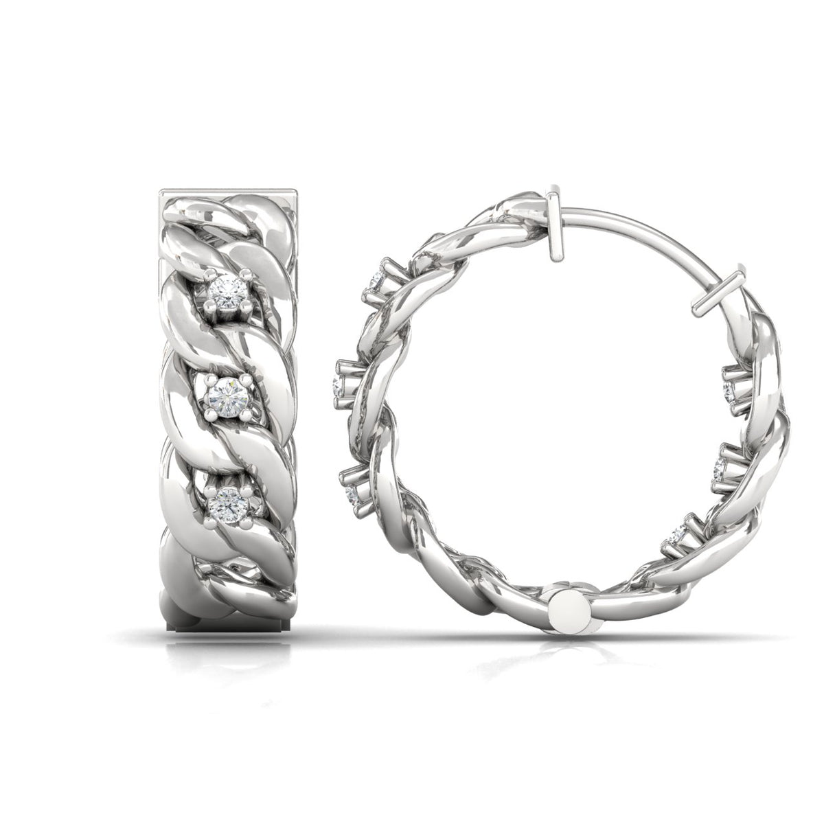 Front to back earrings 