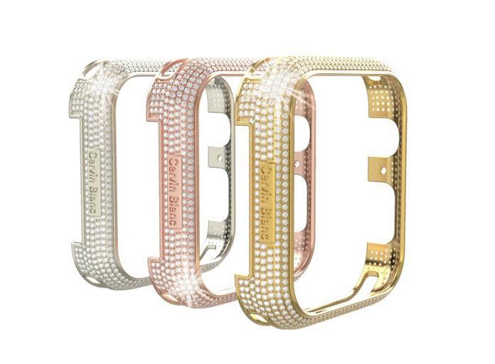 Silver Gold vermeil diamond smart watch case