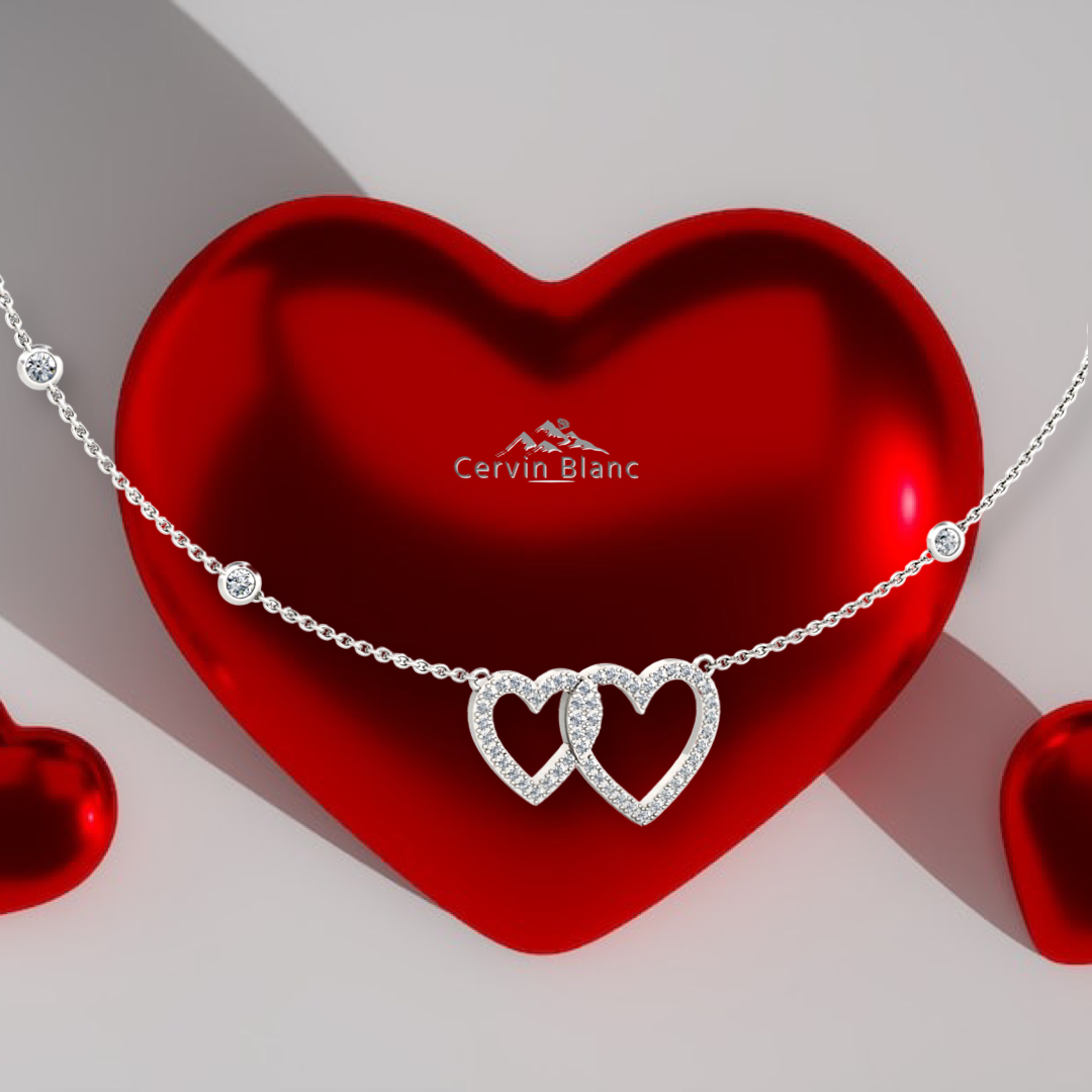 Twin heart pendants