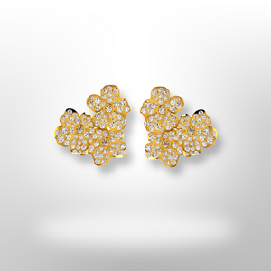 18ct Yellow Gold, Diamond Earrings 1.10ct, Hand-Selected Diamonds, Classic Elegance, Modern Charm,