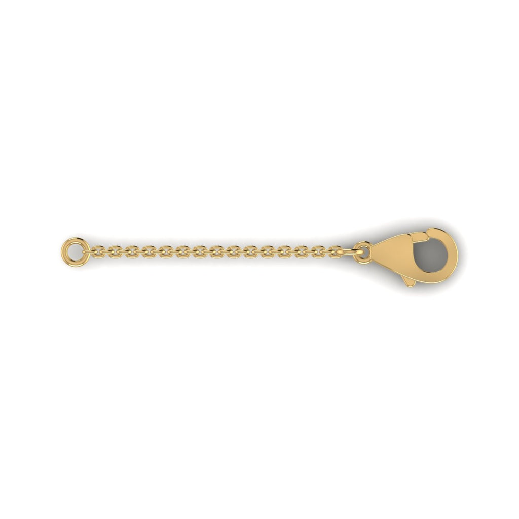 Rallonge de chaîne en or jaune 18 carats, 2,5 cm
