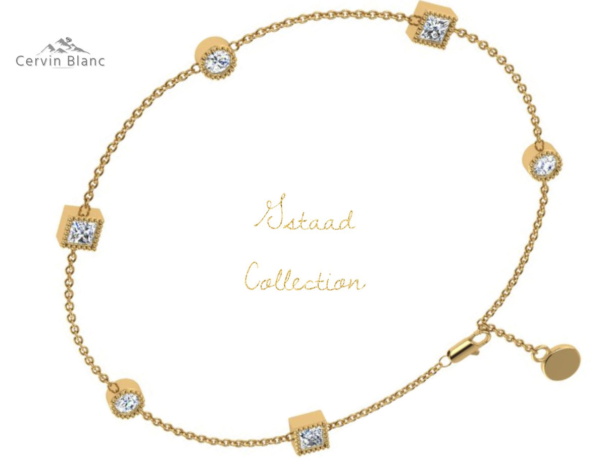 Gold and diamond jewellery