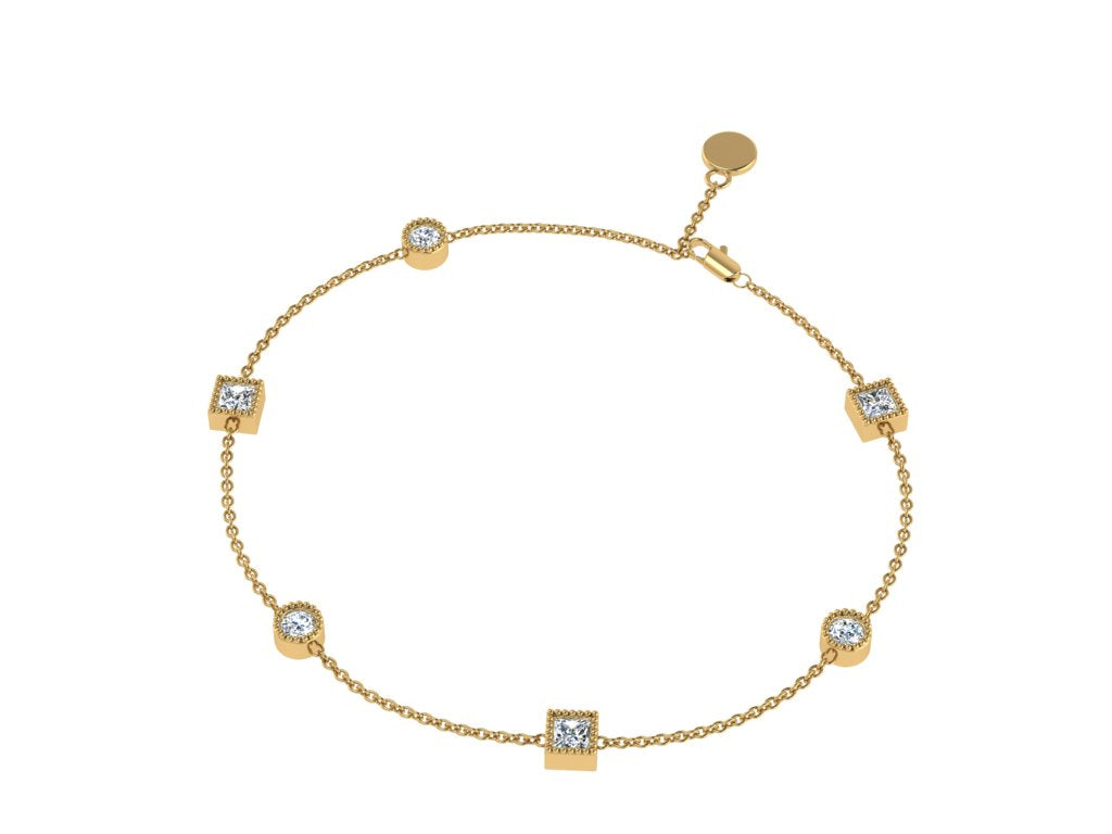  bracciale di lusso, gioielli in oro giallo, bracciale di diamanti, gioielli vistosi, diamanti di alta qualità, taglio brillante, incastonatura sicura, occasioni speciali, uso quotidiano