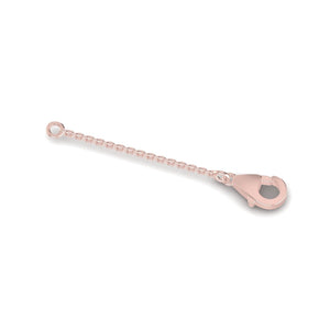 18ct Rose Gold chain extender 1 inch