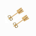 18ct Yellow Gold Earrings Mount 0.25-0.30ctw