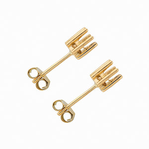 18ct Yellow Gold Earrings Mount 0.70-0.75ctw