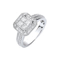 18ct White Gold 1.00ct Diamond Ring