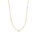 0.35ct diamond station chain in 18ct Yellow gold 
