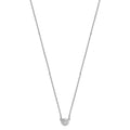 Solitaire DIAMOND NECKLACE IN 18CT WHITE GOLD