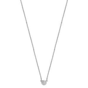 Solitaire DIAMOND NECKLACE IN 18CT WHITE GOLD