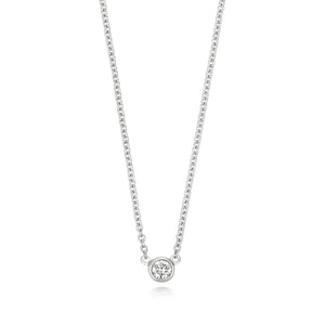 NDQ109W - DIAMOND NECKLACE IN 18CT WHITE GOLD