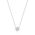 NDQ126W - DIAMOND ILLUSION NECKLACE IN 18CT WHITE GOLD