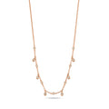 Luxury 18ct rose gold diamond necklace