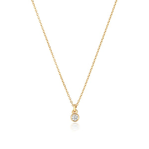 DIAMOND RUBOVER NECKLACE IN 18CT GOLD