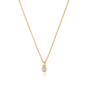Collier rubis en or 18 carats serti de diamants