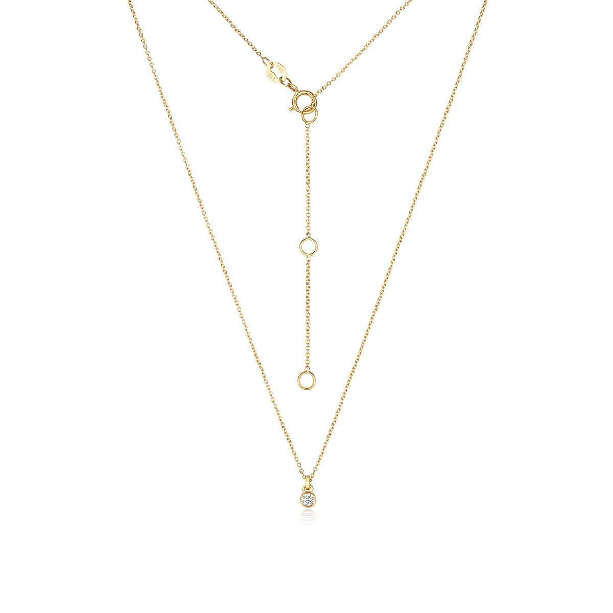 Collier rubis en or 18 carats serti de diamants