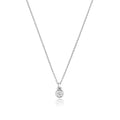 WHITE GOLD DIAMOND RUBOVER NECKLACE IN 18CT WHITE GOLD