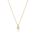 solitaire DIAMOND RUBOVER NECKLACE IN 18CT GOLD