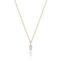 DIAMOND MARQUISE CUT NECKLACE IN 18CT GOLD