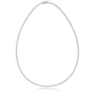 5ct DIAMOND Tennis NECKLACE IN 18CT WHITE GOLD